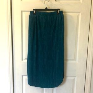 Anthropologie Sabina Musayev Turquoise Skirt Large